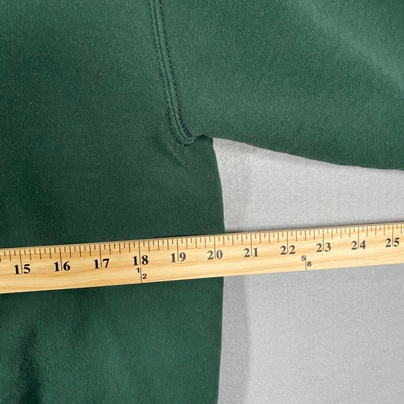 Vintage Marines Block M Spellout Pullover Sweatshirt Green USA Made Mens Large - Picture 8 of 10